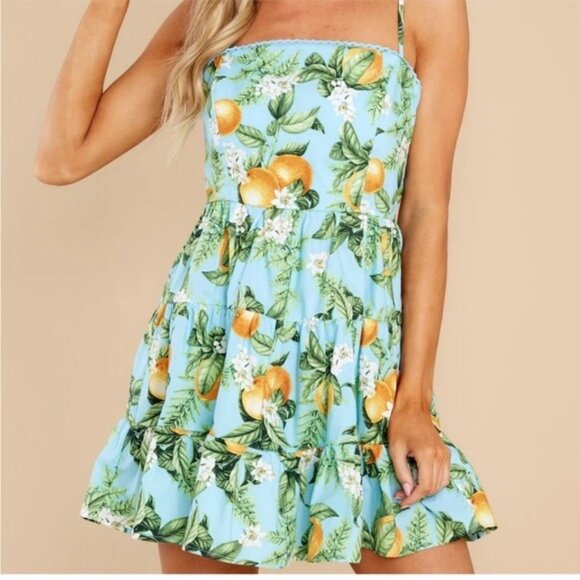 BB Dakota Summer Orchard Fit & Flare Mini Dress Sz 6 NWT Floral Summer Sundress - Picture 2 of 16